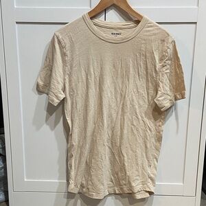 Old Navy Men's Beige Short Sleeve Tee